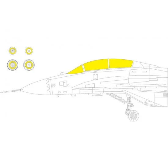 Eduard EX1078 1/48 Mikoyan MiG-35 Masks for Hobby Boss kits
