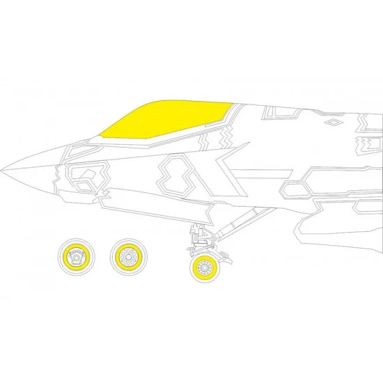 Eduard EX1097 1/48 F-35C TFace Paint Masks for Tamiya kits