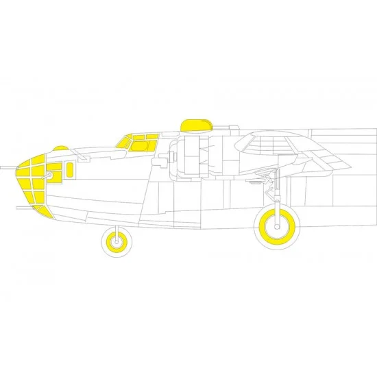 Eduard EX1101 1/48 B-24D Paint Masks for Hobby Boss kits