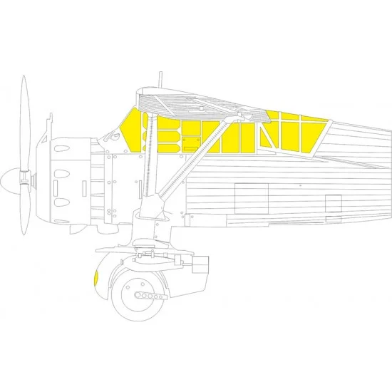 Eduard EX1109 1/48 Westland Lysander Mk.I/III TFace Masking for Airfix kits - Model Planes