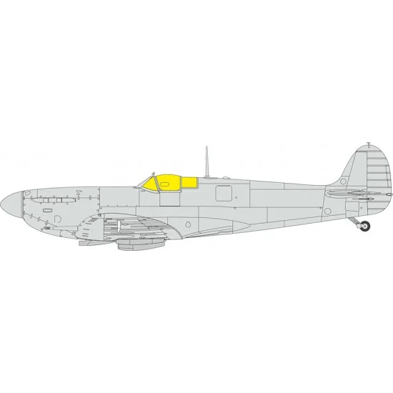 Eduard EX1111 1/48 Supermarine Spitfire Mk.II TFace Masking for Eduard kits - Model Planes