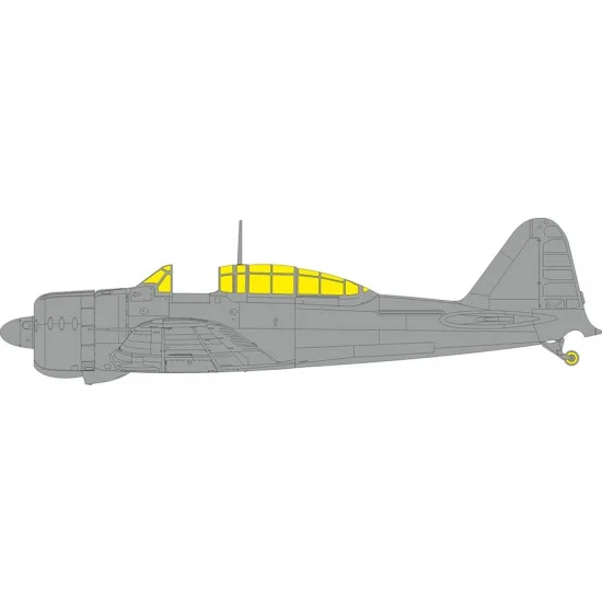 Eduard EX1112 1/48 Mitsubishi A6M2-K Zero TFace Masking for Eduard kits