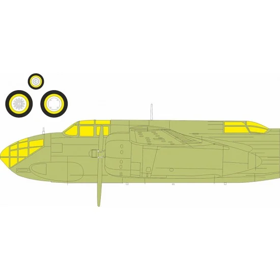 Eduard EX1125 1/48 DB-7 Boston III Masking for HK Models kits