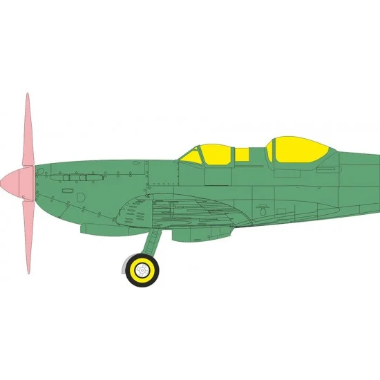 Eduard EX1139 1/48 Spitfire Tr.9 Masking sheet for Airfix kits - Model Planes