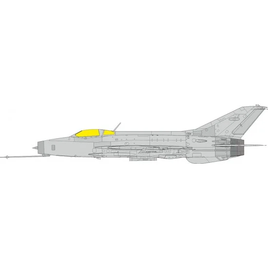 Eduard EX1142 1/48 MiG-21F-13 Canopies Paint Mask for Eduard kits