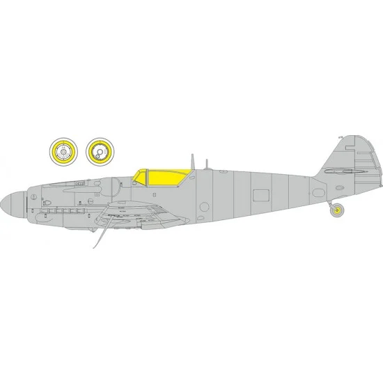 Eduard EX1145 1/48 S-199 Canopies Paint Mask for Eduard kits