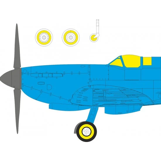 Eduard EX1159 1/48 Spitfire Mk.IXe Paint Masks for Airfix kits - Model Planes