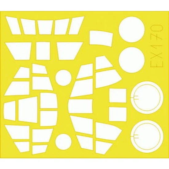 Eduard EX170 1/48 Dornier Do 335A-12 Pfeil Paint Mask for Tamiya kit