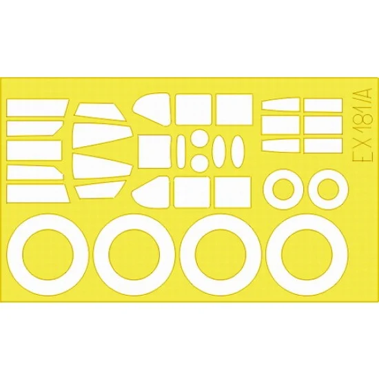 Eduard EX181 1/48 Douglas A-20B Paint Mask for AMT/Italeri kit