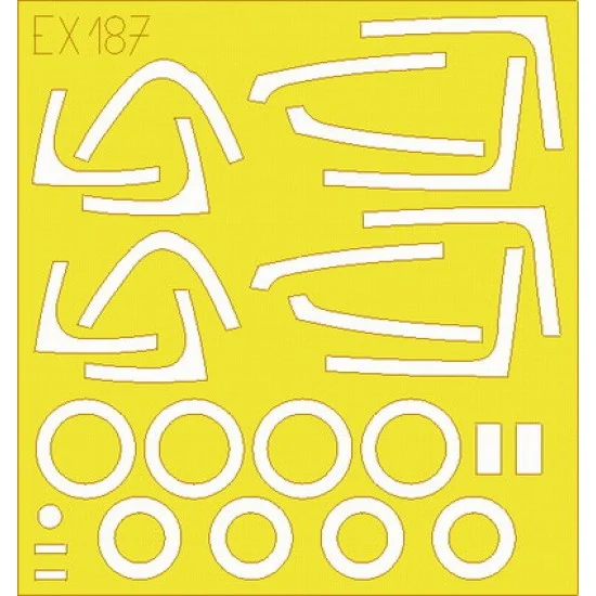 Eduard EX187 1/48 F-18E Hornet Paint Mask for Hasegawa kit