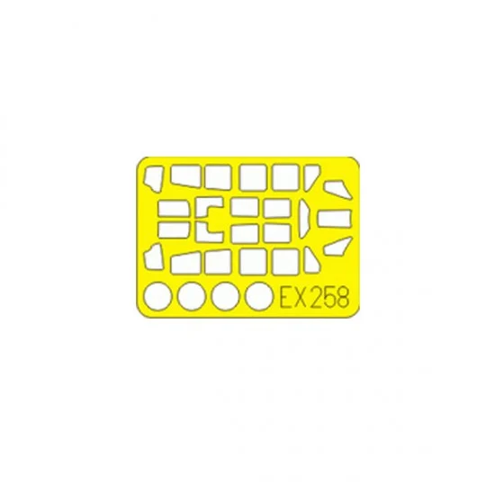 Eduard EX258 1/48 Mitsubishi A6M5 Zero Paint Mask for Tamiya kit - Model Planes