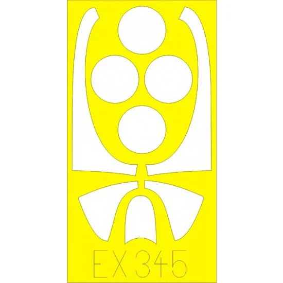 Eduard EX345 1/48 Grumman F8F Bearcat Paint Mask for HobbyBoss kit - Model Planes