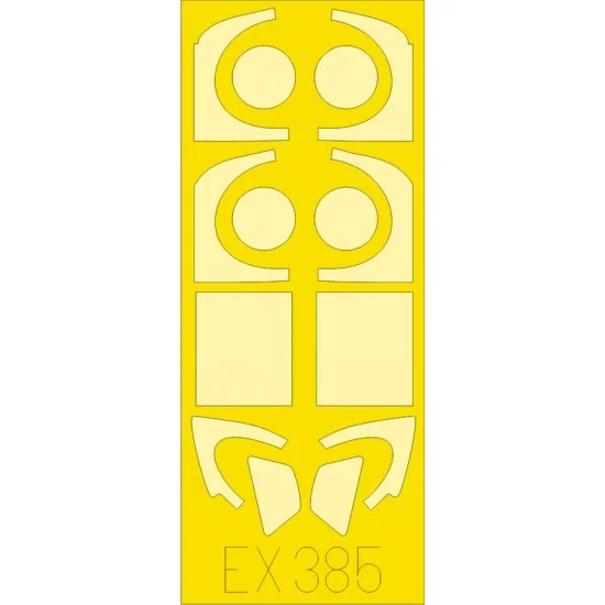 Eduard EX385 1/48 Yakovlev Yak-3 Paint Mask for Zvezda kit