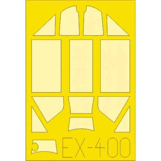 Eduard EX400 1/48 Bf 109E-4/E-7 Weekend 1/48 Paint Mask for Trumpeter kit