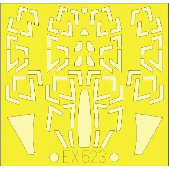 Eduard EX523 1/48 Mikoyan MiG-31B/BS Paint Mask for AMK #88008 kit