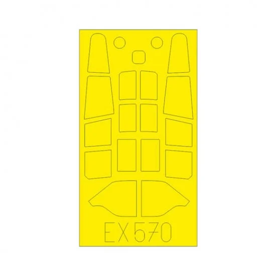 Eduard EX570 1/48 Tomahawk Mk.II Paint Masks for Airfix kits - Model Planes