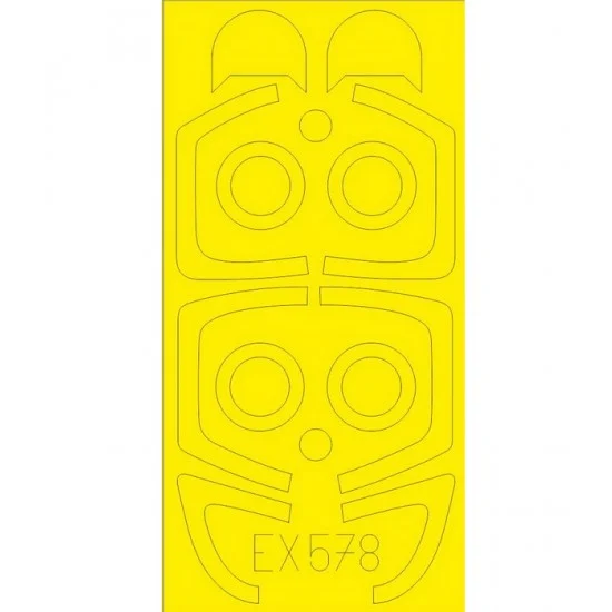 Eduard EX578 1/48 L-39C Albatros Paint Masks for Trumpeter kits