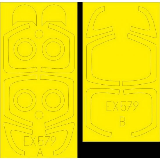 Eduard EX579 1/48 L-39C Albatros TFace Paint Masks for Trumpeter kits