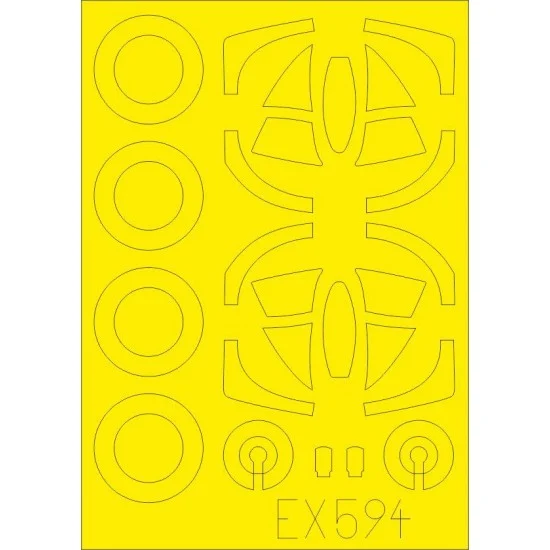 Eduard EX594 1/48 Douglas A-4F Tface Paint Masks for Hobby Boss kits