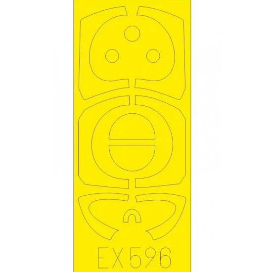 Eduard EX596 1/48 Aero L-29 Paint Masks for Eduard kits