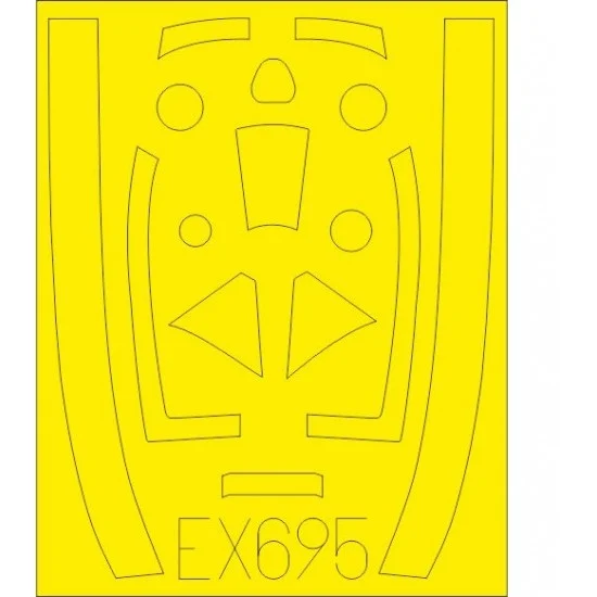 Eduard EX695 1/48 Hawker Tempest Mk.V Paint Masking for Eduard kits - Model Planes