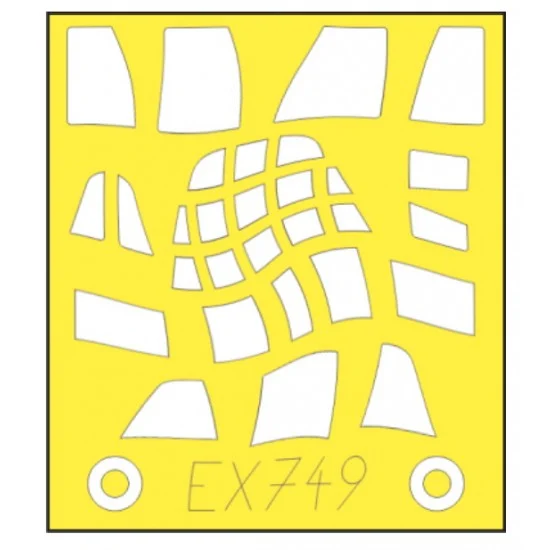Eduard EX749 1/48 Ilyushin Il-2 Paint Masking for Zvezda kits