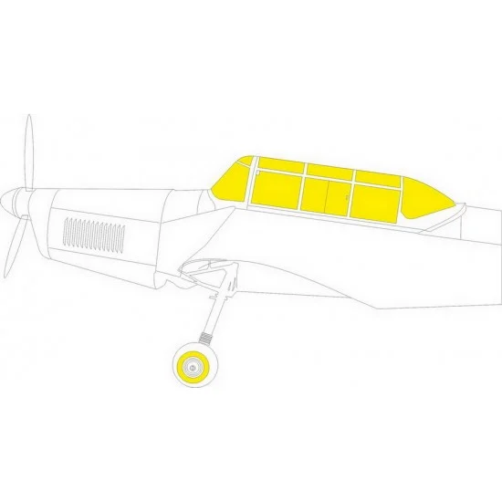 Eduard EX805 1/48 Zlin Z-226 TFace Paint Masking for Eduard kits