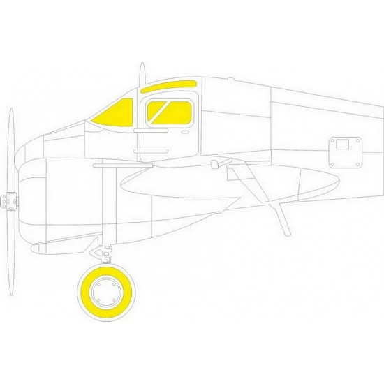 Eduard EX815 1/48 Curtiss-Wright AT-9 Jeep Paint Masking for Dora Wings kits