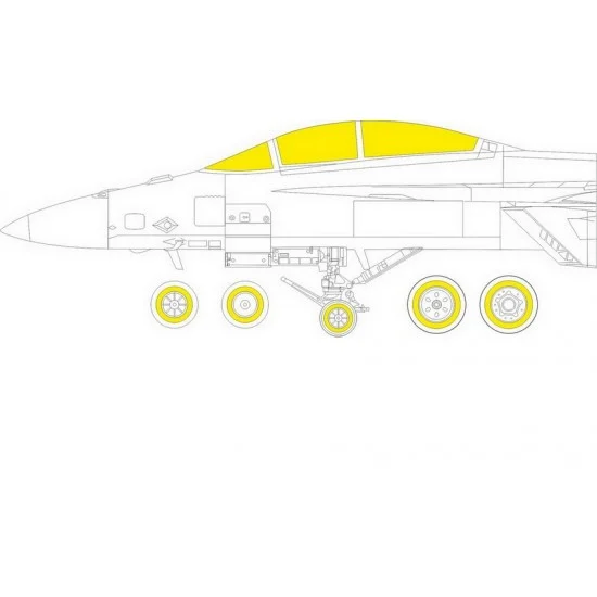 Eduard EX855 1/48 Boeing EA-18G Growler TFace Paint Masking for HobbyBoss kits