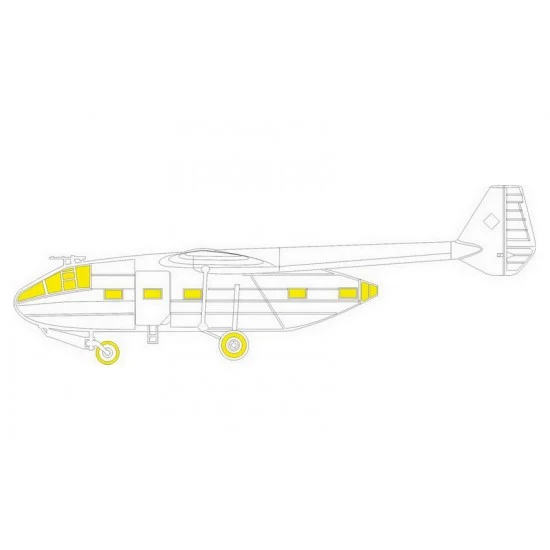 Eduard EX869 1/48 Gotha Go 242B TFace Paint Masking for ICM kits - Model Planes