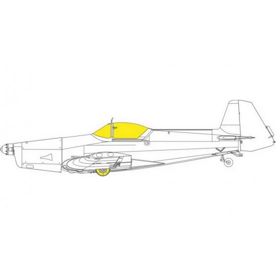 Eduard EX880 1/48 Zlin Z-526 AFS Akrobat Paint Masking for Eduard kits