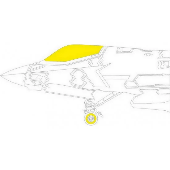 Eduard EX922 1/48 Lockheed Martin F-35A Lightning II Tface Masking for Tamiya kits