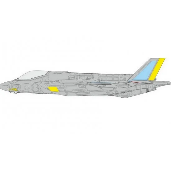 Eduard EX924 1/48 Lockheed Martin F-35A Lightning II Ram Coating Late Masking for Tamiya