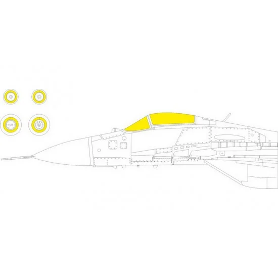 Eduard EX943 1/48 Mil Mi-17 TFace Paint Masking for AMK kits