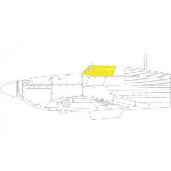 Eduard EX959 1/48 Hawker Hurricane Mk.I Paint Masks for HobbyBoss kits - Model Planes