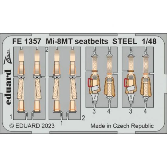 Eduard FE1357 1/48 Mil Mi-8MT Seatbelts for Trumpeter kits