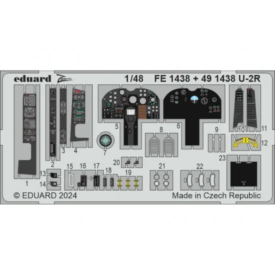 Eduard FE1438 1/48 Lockheed U-2R Detail Parts for HobbyBoss kits