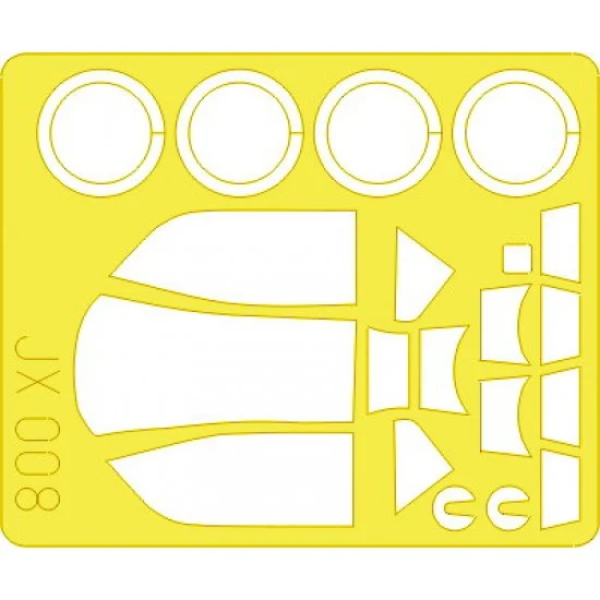 Eduard JX008 1/32 Messerschmitt Bf 109K-4 Paint Mask for Hasegawa kit