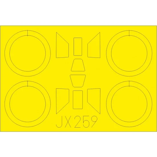 Eduard JX259 1/32 PZL P.11c Paint Masking for IBG kits - Model Planes