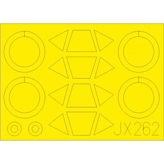 Eduard JX262 1/32 Boeing-StearmanPT-17 / N2S-3 Paint Masking Sheets for ICM kits