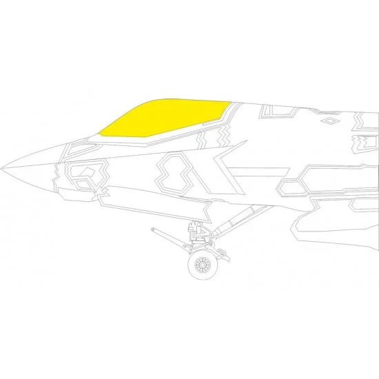 Eduard JX297 1/32 Lockheed Martin F-35C Lightning II Masking for Trumpeter kits