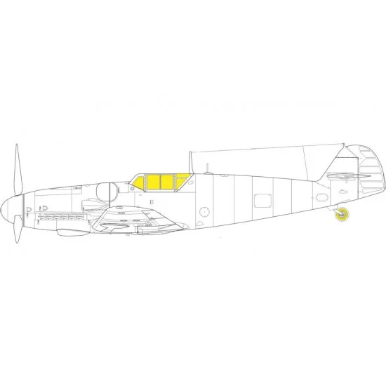 Eduard JX300 1/32 Messerschmitt Bf 109G-2/4 Tface Masking for Revell kits
