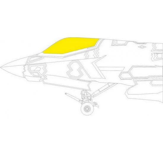 Eduard JX314 1/32 Lockheed Martin F-35A Lightning II Paint Masks for Trumpeter kits