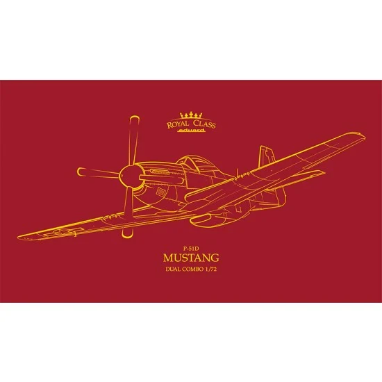 Eduard R0021 1/72 US P-51D Mustang Fighter Dual Combo [Royal Class Edition]