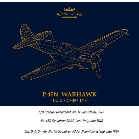 Eduard R0025 1/48 Curtiss P-40N Warhawk Dual Combo [Royal Class] (RAAF decal included)