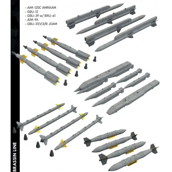 Eduard SIN67234 1/72 F-35B Lightning II Armament Super Detail Set for Tamiya kits