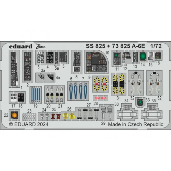 Eduard SS825 1/72 Grumman A-6E Intruder Detail set for Trumpeter kits