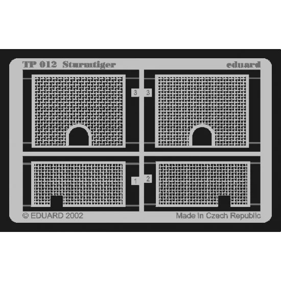 Eduard TP012 Photoetch for 1/35 German Sturmtiger for Tamiya kit - Military Vehicles & Tanks