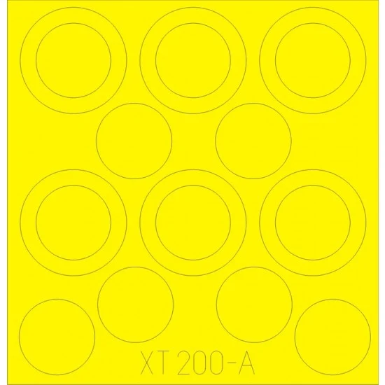 Eduard XT200 1/35 Krupp L3H163 Paint Mask for ICM kit - Military Vehicles & Tanks