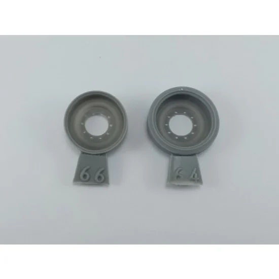 Elefant Corporation 35090 1/35 M46/47/48/60 Family Spare Steel Wheels Type 1 (2pcs) for AFV Club/Dragon/Meng kits - Military Vehicles & Tanks